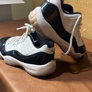 Jordan Low-Top Sneakers in White and Black